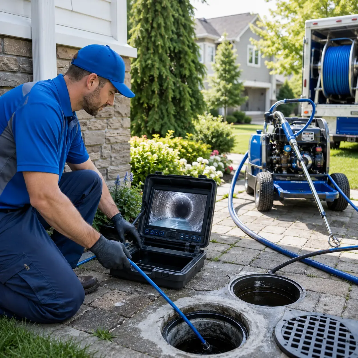Outdoor drain cleaning professionals serving Dexter, ME