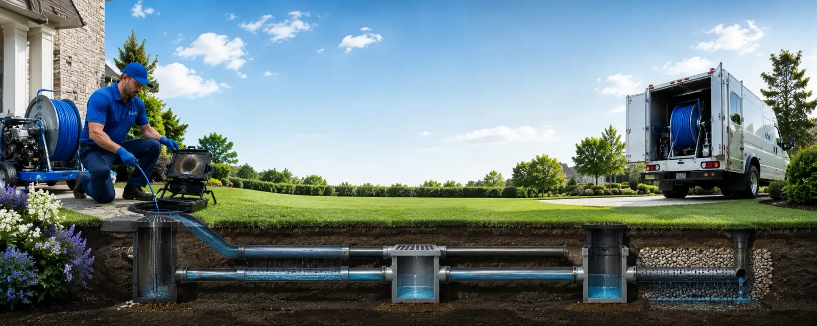 Outdoor drain cleaning information for Dexter, ME